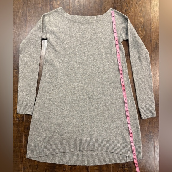 Diane Von Furstenberg Branitta Wool Cashmere Grey Sweater Dress in Size Medium - Picture 3 of 7